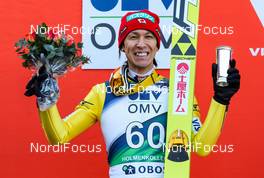 15.03.2015, Oslo, Norway (NOR): Noriaki Kasai (JPN), Fischer - FIS world cup ski jumping, individual HS134, Oslo (NOR). www.nordicfocus.com. © Laiho/NordicFocus. Every downloaded picture is fee-liable.