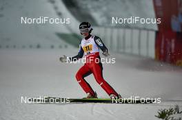 22.02.2015, Falun, Sweden (SWE): Jacqueline Seifriedsberger (AUT) - FIS nordic world ski championships, ski jumping, mixed team HS100, Falun (SWE). www.nordicfocus.com. © NordicFocus. Every downloaded picture is fee-liable.
