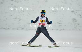 22.02.2015, Falun, Sweden (SWE): Sofia Tikhonova (RUS) - FIS nordic world ski championships, ski jumping, mixed team HS100, Falun (SWE). www.nordicfocus.com. © NordicFocus. Every downloaded picture is fee-liable.