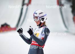 22.02.2015, Falun, Sweden (SWE): Maren Lundby (NOR) - FIS nordic world ski championships, ski jumping, mixed team HS100, Falun (SWE). www.nordicfocus.com. © NordicFocus. Every downloaded picture is fee-liable.