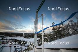 27.11.2015, Ruka, Finland (FIN): Hard wind during Ski Jumping   - FIS world cup ski jumping, individual HS142, Ruka (FIN). www.nordicfocus.com. © Modica/NordicFocus. Every downloaded picture is fee-liable.