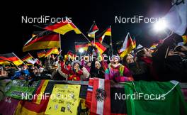 29.12.2015, Oberstdorf, Germany (GER): happy spectators at the stadium - FIS world cup ski jumping, four hills tournament, individual HS137, Oberstdorf (GER). www.nordicfocus.com. © Laiho/NordicFocus. Every downloaded picture is fee-liable.
