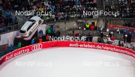 29.12.2015, Oberstdorf, Germany (GER): audi advertisement at the stadium - FIS world cup ski jumping, four hills tournament, individual HS137, Oberstdorf (GER). www.nordicfocus.com. © Laiho/NordicFocus. Every downloaded picture is fee-liable.