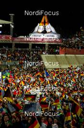 29.12.2015, Oberstdorf, Germany (GER): flags at the stadium - FIS world cup ski jumping, four hills tournament, individual HS137, Oberstdorf (GER). www.nordicfocus.com. © Laiho/NordicFocus. Every downloaded picture is fee-liable.