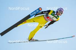 29.12.2015, Oberstdorf, Germany (GER): Andreas Wellinger (GER) - FIS world cup ski jumping, four hills tournament, individual HS137, Oberstdorf (GER). www.nordicfocus.com. © Laiho/NordicFocus. Every downloaded picture is fee-liable.