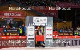 29.12.2015, Oberstdorf, Germany (GER): exit gate - FIS world cup ski jumping, four hills tournament, individual HS137, Oberstdorf (GER). www.nordicfocus.com. © Laiho/NordicFocus. Every downloaded picture is fee-liable.