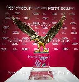 29.12.2015, Oberstdorf, Germany (GER): tournament overall pokal at the audi stand - FIS world cup ski jumping, four hills tournament, individual HS137, Oberstdorf (GER). www.nordicfocus.com. © Laiho/NordicFocus. Every downloaded picture is fee-liable.