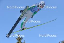 31.01.2015, Hinzenbach, Austria (AUT): Maren Lundby (NOR) - FIS world cup ski jumping ladies, individual HS94, Hinzenbach (AUT). www.nordicfocus.com. © Rauschendorfer/NordicFocus. Every downloaded picture is fee-liable.