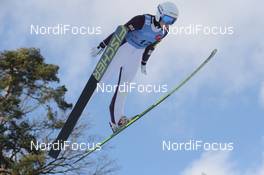 31.01.2015, Hinzenbach, Austria (AUT): Lea Lemare (FRA) - FIS world cup ski jumping ladies, individual HS94, Hinzenbach (AUT). www.nordicfocus.com. © Rauschendorfer/NordicFocus. Every downloaded picture is fee-liable.