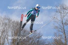 31.01.2015, Hinzenbach, Austria (AUT): Nina Lussi (USA) - FIS world cup ski jumping ladies, individual HS94, Hinzenbach (AUT). www.nordicfocus.com. © Rauschendorfer/NordicFocus. Every downloaded picture is fee-liable.