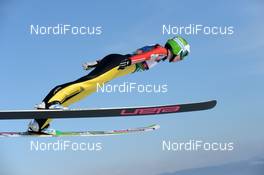 01.02.2015, Hinzenbach, Austria (AUT): Katja Pozun (SLO) - FIS world cup ski jumping ladies, individual HS94, Hinzenbach (AUT). www.nordicfocus.com. © Rauschendorfer/NordicFocus. Every downloaded picture is fee-liable.