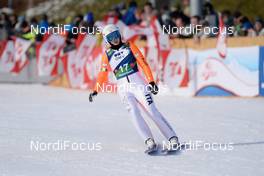 01.02.2015, Hinzenbach, Austria (AUT): Elena Runggaldier (ITA) - FIS world cup ski jumping ladies, individual HS94, Hinzenbach (AUT). www.nordicfocus.com. © Rauschendorfer/NordicFocus. Every downloaded picture is fee-liable.