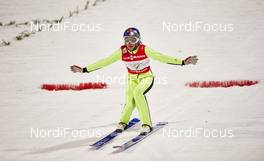 20.02.2015, Falun, Sweden (SWE): Sarah Hendrickson (USA) - FIS nordic world ski championships, ski jumping ladies, individual HS100, Falun (SWE). www.nordicfocus.com. © NordicFocus. Every downloaded picture is fee-liable.