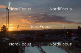 20.02.2015, Falun, Sweden (SWE): Sunset over Falun - FIS nordic world ski championships, ski jumping ladies, individual HS100, Falun (SWE). www.nordicfocus.com. © NordicFocus. Every downloaded picture is fee-liable.