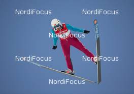 20.02.2015, Falun, Sweden (SWE): Xinyue Chang (CHN) - FIS nordic world ski championships, ski jumping ladies, individual HS100, Falun (SWE). www.nordicfocus.com. © NordicFocus. Every downloaded picture is fee-liable.