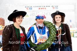 17.01.2015, Lienz, Austria (AUT): Andrea Reithmayr (AUT) - FIS Marathon Cup Dolomitenlauf Classic, Lienz (AUT). www.nordicfocus.com. © Felgenhauer/NordicFocus. Every downloaded picture is fee-liable.