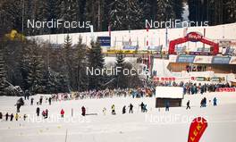 18.01.2015, Lienz, Austria (AUT): start of the skating race - FIS Marathon Cup Dolomitenlauf, Lienz (AUT). www.nordicfocus.com. © Felgenhauer/NordicFocus. Every downloaded picture is fee-liable.