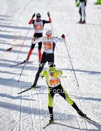 18.01.2015, Lienz, Austria (AUT): Florian Kostner (ITA), Petr Novak (CZE), (l-r) - FIS Marathon Cup Dolomitenlauf, Lienz (AUT). www.nordicfocus.com. © Felgenhauer/NordicFocus. Every downloaded picture is fee-liable.