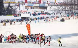18.01.2015, Lienz, Austria (AUT): start of the skating race - FIS Marathon Cup Dolomitenlauf, Lienz (AUT). www.nordicfocus.com. © Felgenhauer/NordicFocus. Every downloaded picture is fee-liable.