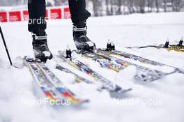 17.01.2015, Lienz, Austria (AUT): Holly Brooks (USA), ski tests the day before the race - FIS Marathon Cup Dolomitenlauf Classic, Lienz (AUT). www.nordicfocus.com. © Felgenhauer/NordicFocus. Every downloaded picture is fee-liable.