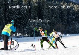 18.01.2015, Lienz, Austria (AUT): slower racer in the uphill - FIS Marathon Cup Dolomitenlauf, Lienz (AUT). www.nordicfocus.com. © Felgenhauer/NordicFocus. Every downloaded picture is fee-liable.