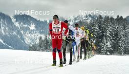 24.01.2015, Tannheimer Tal, Austria (AUT) - Bad Hindelang, Germany (GER): Christian Stiebritz (GER) - Skitrail Tannheimertal (AUT) - Bad Hindelang (GER). www.nordicfocus.com. © Felgenhauer/NordicFocus. Every downloaded picture is fee-liable.