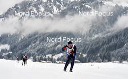 24.01.2015, Tannheimer Tal, Austria (AUT) - Bad Hindelang, Germany (GER): slower racers on the track - Skitrail Tannheimertal (AUT) - Bad Hindelang (GER). www.nordicfocus.com. © Felgenhauer/NordicFocus. Every downloaded picture is fee-liable.