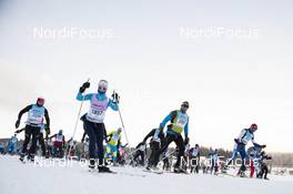 08.02.2015, Morez, France (FRA): Group of athletes - FIS Marathon Cup La Transjurassienne, Morez (FRA). www.nordicfocus.com. © Becker/NordicFocus. Every downloaded picture is fee-liable.