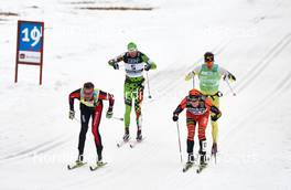 08.03.2015, Mora, Sweden (SWE): Anders Aukland (NOR), Stanislav Rezac (CZE), Petter Eliassen (NOR), Öystein Pettersen (NOR), (l-r)  - FIS Marathon Cup Vasaloppet, Mora (SWE). www.nordicfocus.com. © Felgenhauer/NordicFocus. Every downloaded picture is fee-liable.