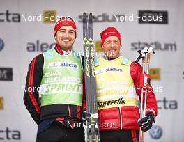 08.03.2015, Mora, Sweden (SWE): Andreas Nygaard (NOR), Anders Aukland (NOR), (l-r)  - FIS Marathon Cup Vasaloppet, Mora (SWE). www.nordicfocus.com. © Felgenhauer/NordicFocus. Every downloaded picture is fee-liable.