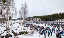 08.03.2015, Mora, Sweden (SWE): start of the Vasaloppet - FIS Marathon Cup Vasaloppet, Mora (SWE). www.nordicfocus.com. © Felgenhauer/NordicFocus. Every downloaded picture is fee-liable.