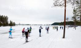 08.03.2015, Mora, Sweden (SWE): slower racers on the track - FIS Marathon Cup Vasaloppet, Mora (SWE). www.nordicfocus.com. © Felgenhauer/NordicFocus. Every downloaded picture is fee-liable.