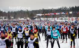 08.03.2015, Mora, Sweden (SWE): start of the Vasaloppet - FIS Marathon Cup Vasaloppet, Mora (SWE). www.nordicfocus.com. © Felgenhauer/NordicFocus. Every downloaded picture is fee-liable.