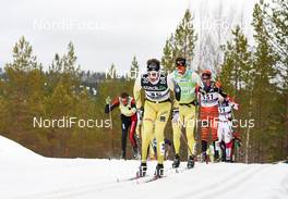 08.03.2015, Mora, Sweden (SWE): Simen Östensen (NOR), Öystein Pettersen (NOR), (l-r)  - FIS Marathon Cup Vasaloppet, Mora (SWE). www.nordicfocus.com. © Felgenhauer/NordicFocus. Every downloaded picture is fee-liable.