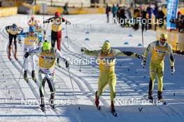 06.12.2015, Livigno, Italy (ITA): Eugeny Dementiev (RUS), John Kristian Dahl (NOR), Johan Kjoelstad (NOR)  - Ski Classics La Sgambeda, Livigno (ITA). www.nordicfocus.com. © Rauschendorfer/NordicFocus. Every downloaded picture is fee-liable.