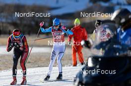 06.12.2015, Livigno, Italy (ITA): Justyna Kowalczyk (POL), Seraina Boner (SUI), (l-r) - Ski Classics La Sgambeda, Livigno (ITA). www.nordicfocus.com. © Rauschendorfer/NordicFocus. Every downloaded picture is fee-liable.