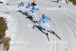 04.12.2015, Livigno, Italy (ITA): Daniel Richardsson (SWE), Bill Impola (SWE), Jimmie Johnsson (SWE), Morten Eide Pedersen (NOR), (l-r) - Ski Classics La Sgambeda, Prologue ProTeam Tempo, Livigno (ITA). www.nordicfocus.com. © Rauschendorfer/NordicFocus. Every downloaded picture is fee-liable.