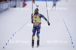 10.01.2016, Ruhpolding, Germany (GER): Martin Fourcade (FRA) -  IBU world cup biathlon, mass men, Ruhpolding replacing Oberhof (GER). www.nordicfocus.com. © Manzoni/NordicFocus. Every downloaded picture is fee-liable.