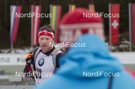 10.01.2016, Ruhpolding, Germany (GER): Simon Eder (AUT) -  IBU world cup biathlon, mass men, Ruhpolding replacing Oberhof (GER). www.nordicfocus.com. © Manzoni/NordicFocus. Every downloaded picture is fee-liable.