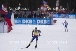 10.01.2016, Ruhpolding, Germany (GER): Martin Fourcade (FRA) -  IBU world cup biathlon, mass men, Ruhpolding replacing Oberhof (GER). www.nordicfocus.com. © Manzoni/NordicFocus. Every downloaded picture is fee-liable.