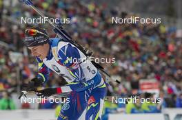 10.01.2016, Ruhpolding, Germany (GER): Quentin Fillon Maillet (FRA) -  IBU world cup biathlon, mass men, Ruhpolding replacing Oberhof (GER). www.nordicfocus.com. © Manzoni/NordicFocus. Every downloaded picture is fee-liable.