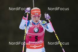 10.01.2016, Ruhpolding, Germany (GER): Kaisa Maekaeraeinen (FIN) -  IBU world cup biathlon, mass women, Ruhpolding replacing Oberhof (GER). www.nordicfocus.com. © Manzoni/NordicFocus. Every downloaded picture is fee-liable.