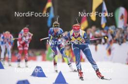 10.01.2016, Ruhpolding, Germany (GER): Gabriela Soukalova (CZE) -  IBU world cup biathlon, mass women, Ruhpolding replacing Oberhof (GER). www.nordicfocus.com. © Manzoni/NordicFocus. Every downloaded picture is fee-liable.