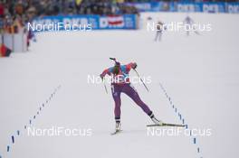 10.01.2016, Ruhpolding, Germany (GER): Susan Dunklee (USA) -  IBU world cup biathlon, mass women, Ruhpolding replacing Oberhof (GER). www.nordicfocus.com. © Manzoni/NordicFocus. Every downloaded picture is fee-liable.