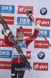 10.01.2016, Ruhpolding, Germany (GER): Tiril Eckhoff (NOR) -  IBU world cup biathlon, mass women, Ruhpolding replacing Oberhof (GER). www.nordicfocus.com. © Manzoni/NordicFocus. Every downloaded picture is fee-liable.