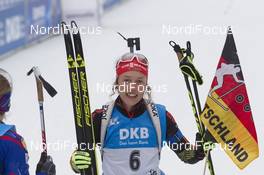 10.01.2016, Ruhpolding, Germany (GER): Laura Dahlmeier (GER) -  IBU world cup biathlon, mass women, Ruhpolding replacing Oberhof (GER). www.nordicfocus.com. © Manzoni/NordicFocus. Every downloaded picture is fee-liable.
