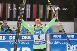 10.01.2016, Ruhpolding, Germany (GER): Laura Dahlmeier (GER) -  IBU world cup biathlon, mass women, Ruhpolding replacing Oberhof (GER). www.nordicfocus.com. © Manzoni/NordicFocus. Every downloaded picture is fee-liable.