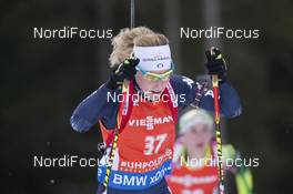 09.01.2016, Ruhpolding, Germany (GER): Federica Sanfilippo (ITA) -  IBU world cup biathlon, pursuit women, Ruhpolding replacing Oberhof (GER). www.nordicfocus.com. © Manzoni/NordicFocus. Every downloaded picture is fee-liable.