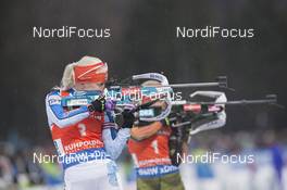 09.01.2016, Ruhpolding, Germany (GER): Kaisa Maekaeraeinen (FIN) -  IBU world cup biathlon, pursuit women, Ruhpolding replacing Oberhof (GER). www.nordicfocus.com. © Manzoni/NordicFocus. Every downloaded picture is fee-liable.