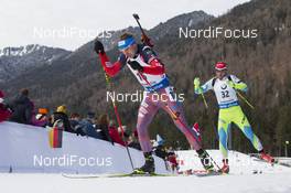 08.01.2016, Ruhpolding, Germany (GER): Anton Shipulin (RUS) -  IBU world cup biathlon, sprint men, Ruhpolding replacing Oberhof (GER). www.nordicfocus.com. © Manzoni/NordicFocus. Every downloaded picture is fee-liable.